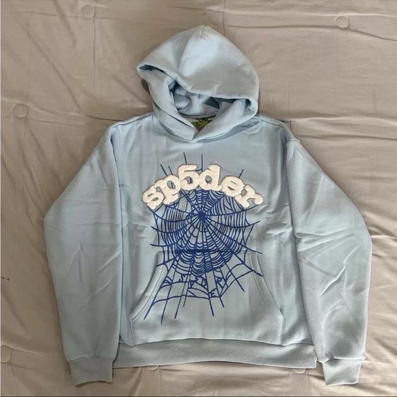 Blue spider hoodie brand new